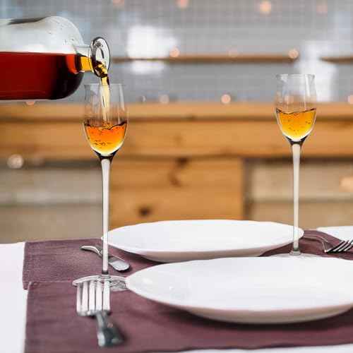 Quatrophil Liqueur Glasses Crystal