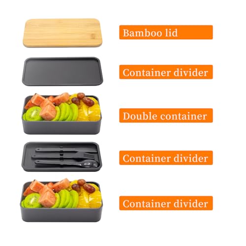 Bento Box Adult Lunch Box with lunch bag