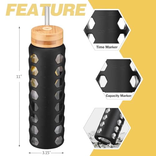 Glass Water Bottle