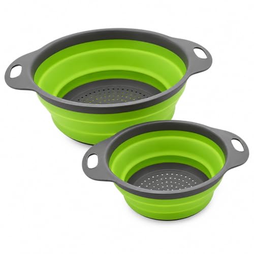 2 Pack Collapsible Colander Set (2 Count)