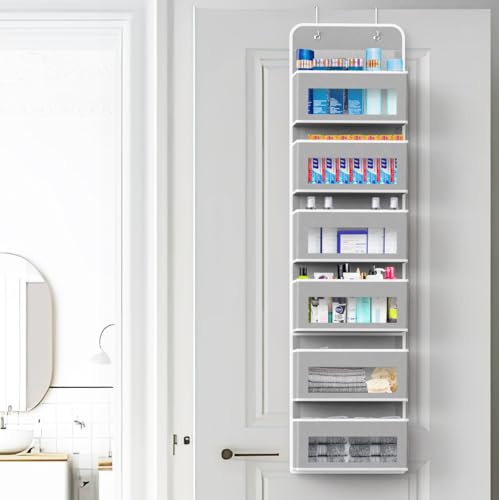 6 Clear Window Pocket Over Door Hanging Organizer