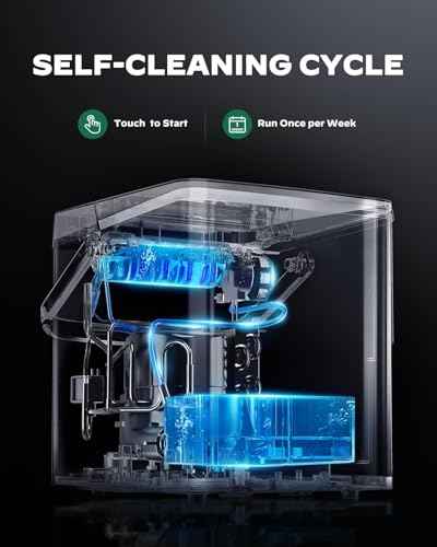 Countertop Ice Maker with 2.5L Expandable Ice Basket