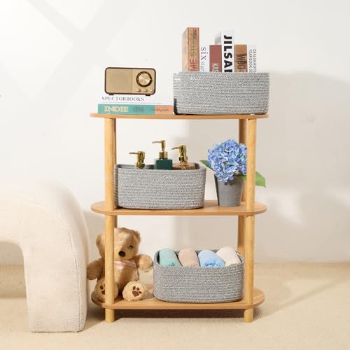 Small Storage Baskets for Organizing (4 Count)