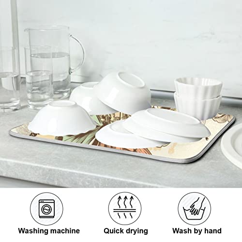 Super Absorbent Dish Drying Mat