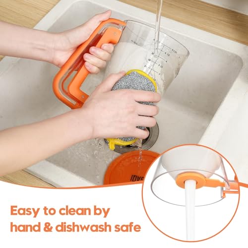 Pancake Batter Dispenser 5 Cup with Sturdy Handle (40 Ounce)