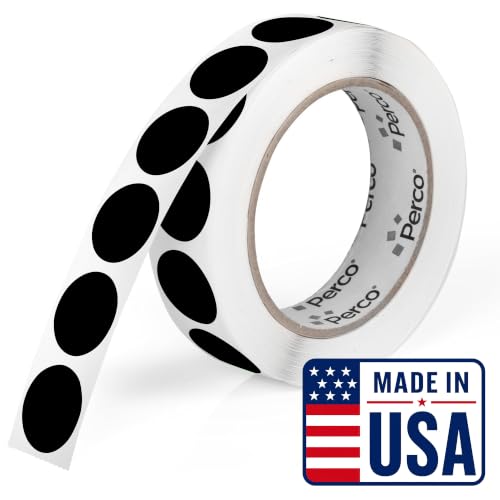Black Round Circle Dot Sticker 1