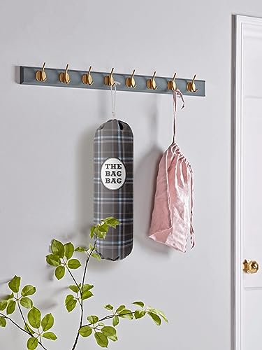 Classic Buffalo Check Plaid Grocery Bags Holder Organizer