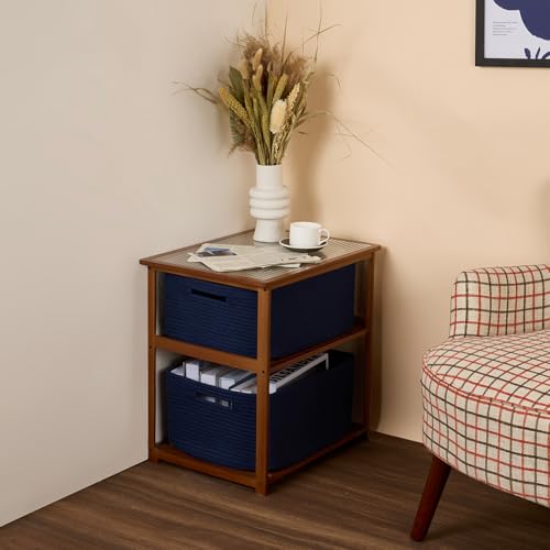 Large Storage Baskets for Shelves (2 Count)