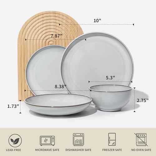 Stoneware Dinnerware Sets for 4