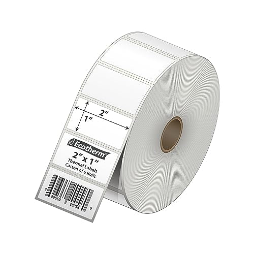 2"x1" Thermal Labels for Rollo (15000 Count)