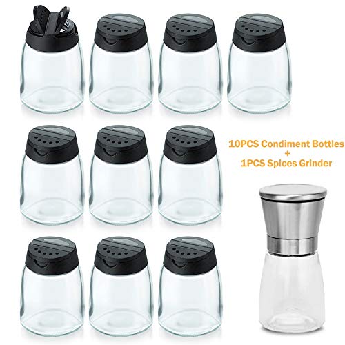 Glass Spice Jars (11 Count)