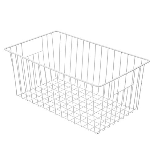 Large Wire Storage Baskets Freezer Organizer Baskets (4 Count)