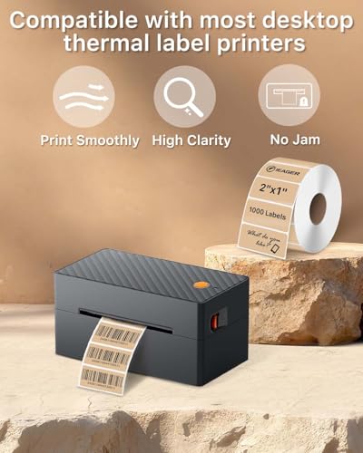 2x1 Inch Thermal Labels