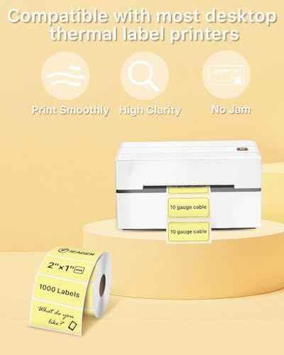 2x1 Inch Thermal Labels