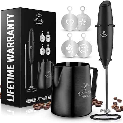 Zulay Premium Gift Milk Frother Set