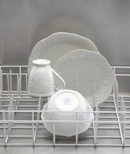 French Perle White Stoneware 16 (16 Count)