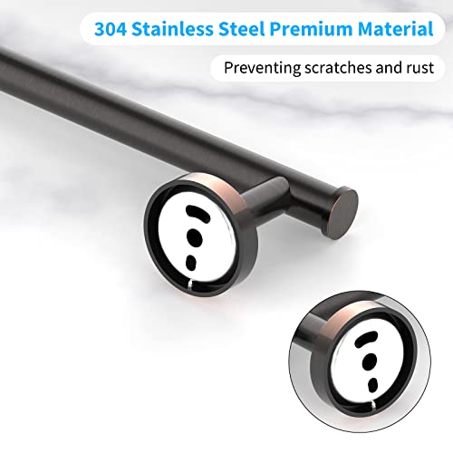 2 Pieces Oil Rubbed Bronze Towel Bar Set