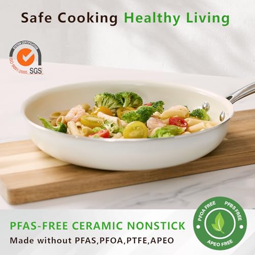 11" Nonstick Ceramic Frying Pan