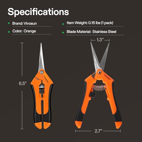6.5 Inch Garden Scissors (2 Count)