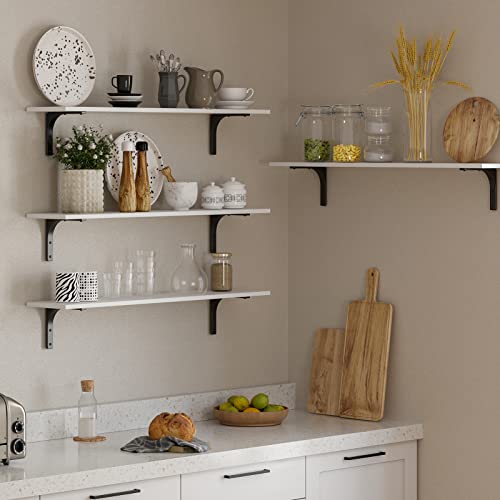 Long Wall Shelves (2 Count)