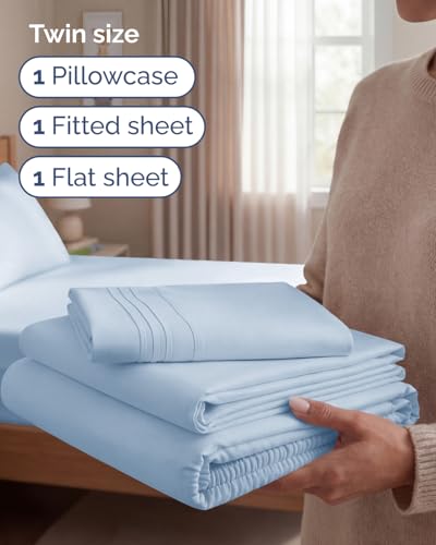 Twin Size 3 Piece Sheet Set