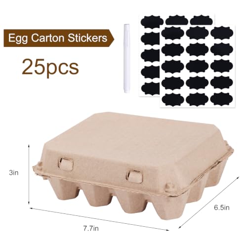 25 Pack Egg Cartons Bulk (12 Count)