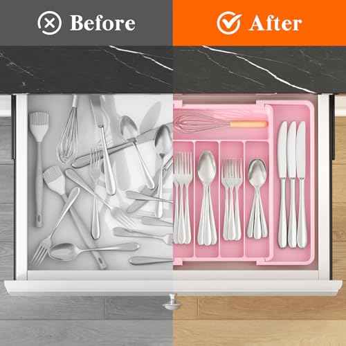 Expandable Silverware Drawer Organizer
