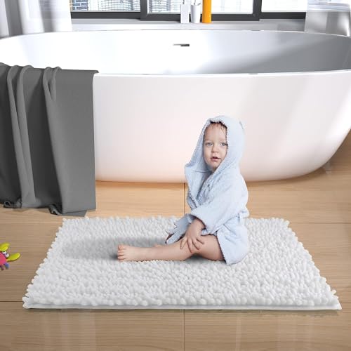 Large Bathroom Rugs Non Slip Washable 36x24 Inch