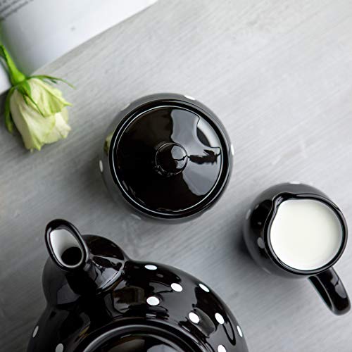 Ceramic Sugar Bowl with Lid
