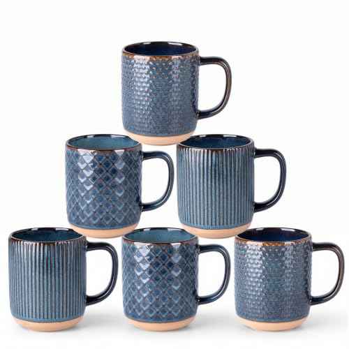 Coffee Mugs Set of 6 (6 Count)