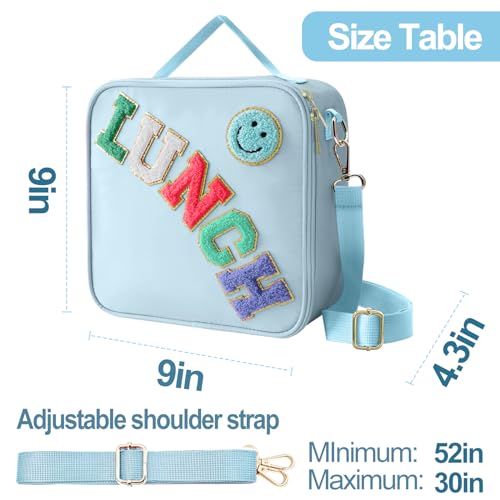 Insulated Lunch Bag With Adjustable Shoulder Strap