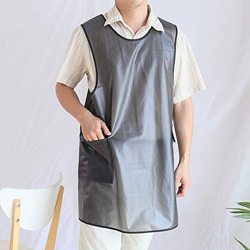 100% Waterproof Cross Back Apron With Pockets For Women Men Dishwashing