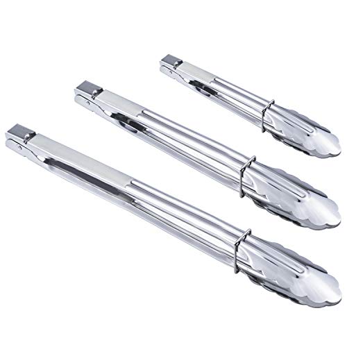 Stainless Steel Food Tongs Metal Tongs Set