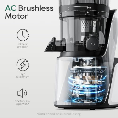 3-in-1 Cold Press Juicer C16, Makes Juice & Sorbet & Nut Milk