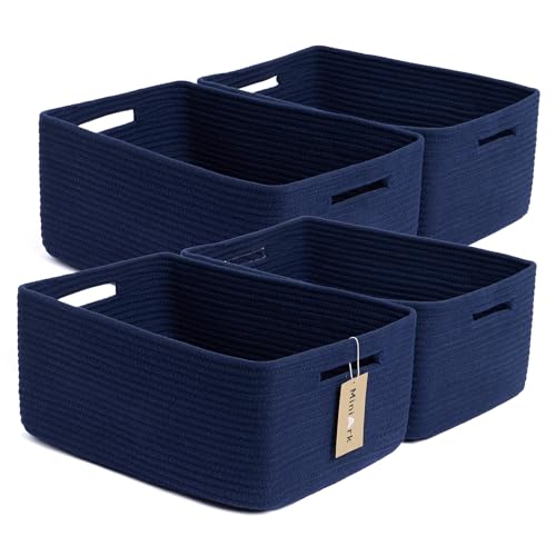 Large Storage Baskets for Organizing (4 Count)