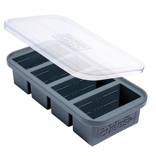 1 Cup Silicone Soup Freezer Mold with Lid