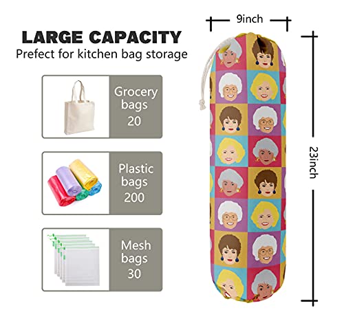 Golden Girls Grocery Bags Holder Organizer For Shopping Bags