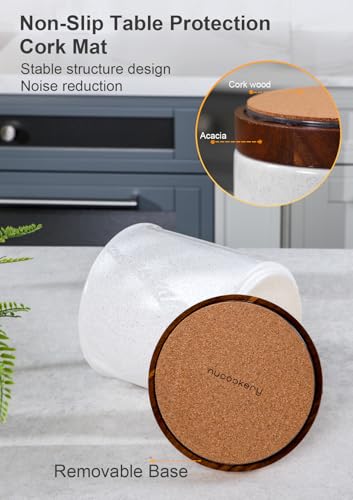 Ceramic Rotating Kitchen Utensil Holder for Countertop