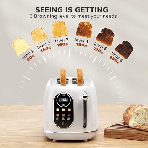 Smart Touch Screen Toaster 2 Slice