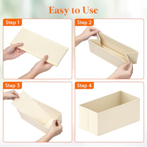Drawer Organizer Clothes for Closet (16 Count)