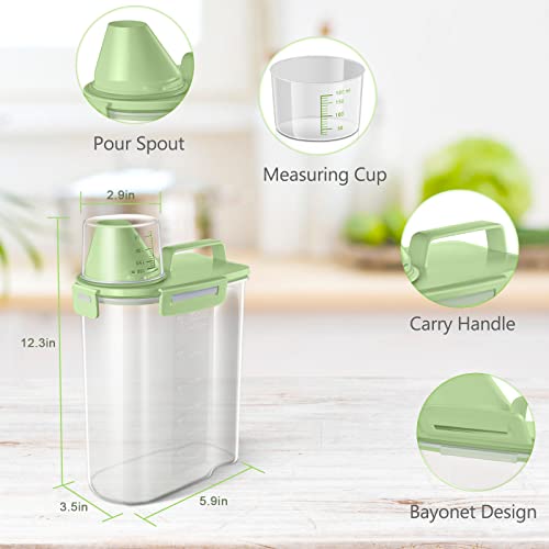 Rice Container Cereal Storage Container 2 Pack 5 Lbs (2 Count)