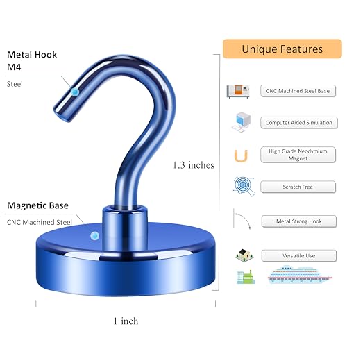 Magnetic Hooks (10 Count)