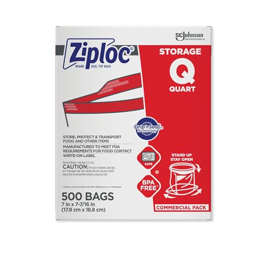 Ziploc Storage Bags (500 Count)