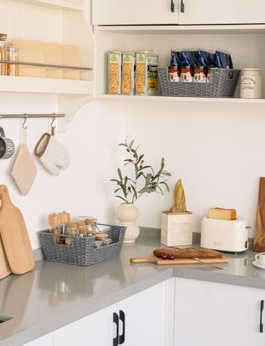 Pantry Baskets for Organizing (2 Count)
