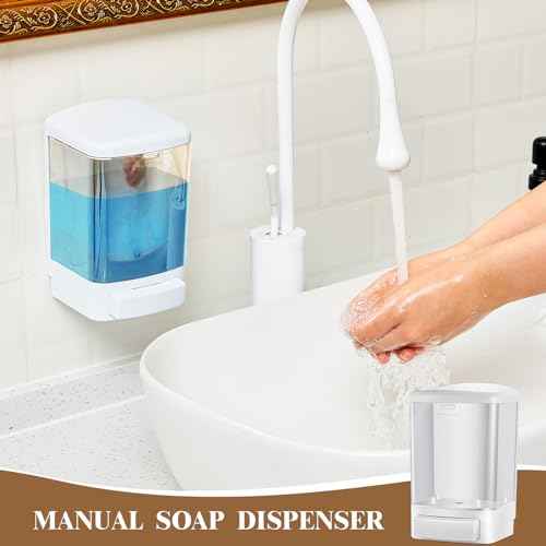 6 Pcs Wall Mounted Soap Dispenser (6 Count)