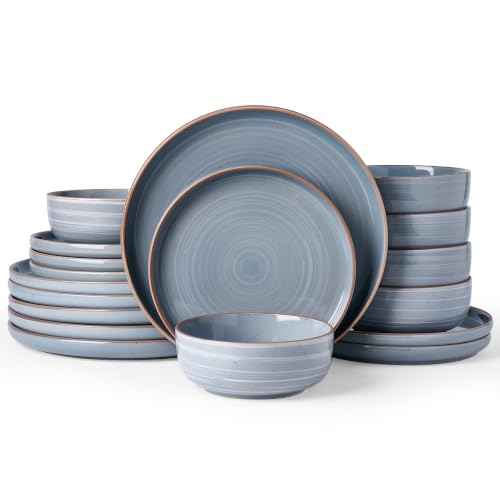 Meteor 18 Piece Stoneware Dinnerware Set