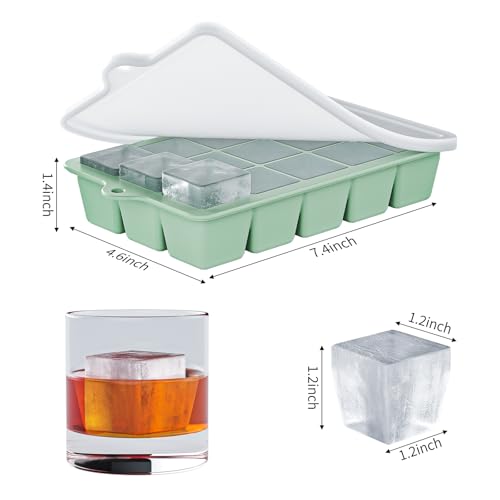 Silicone Ice Cube Tray 3 Pack (3 Count)