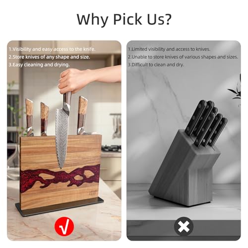 Magnetic Knife Block