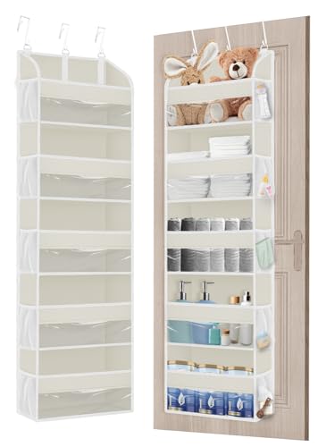 1 Pack Over The Door Storage Organizer with 5 Large Pockets