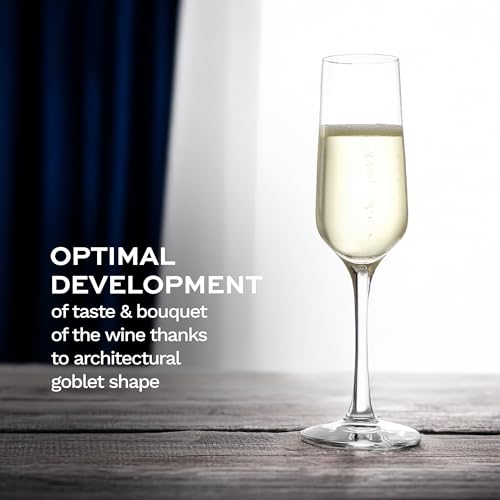 Revolution Sparkling Wine Champagne Glasses 6 3 (6 Count)